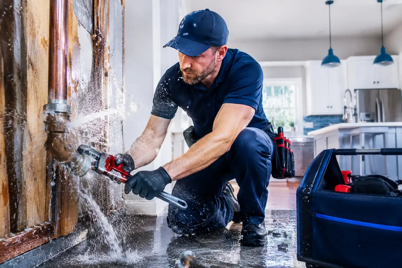 Local emergency pipe repair professionals in Meriden, KS